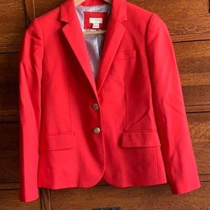 J. Crew Red Blazer